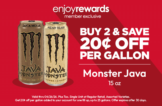 Buy 2 & Save 20 CPG Monster Java 15oz (Assorted Flavors)