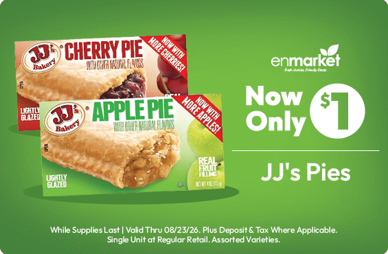 JJ's Pies Now Only $1