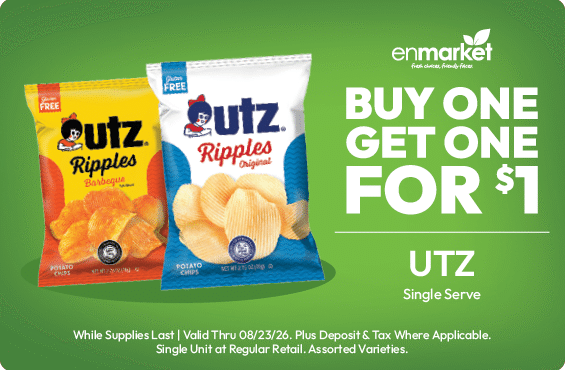 BOGO UTZ for $1