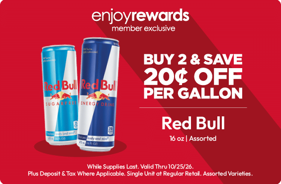 Buy 2 & Save 20CPG Red Bull 16oz